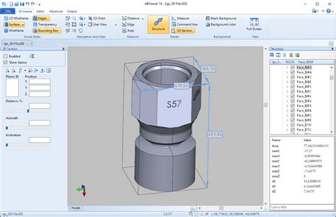 Convert files from and to IGES format online .